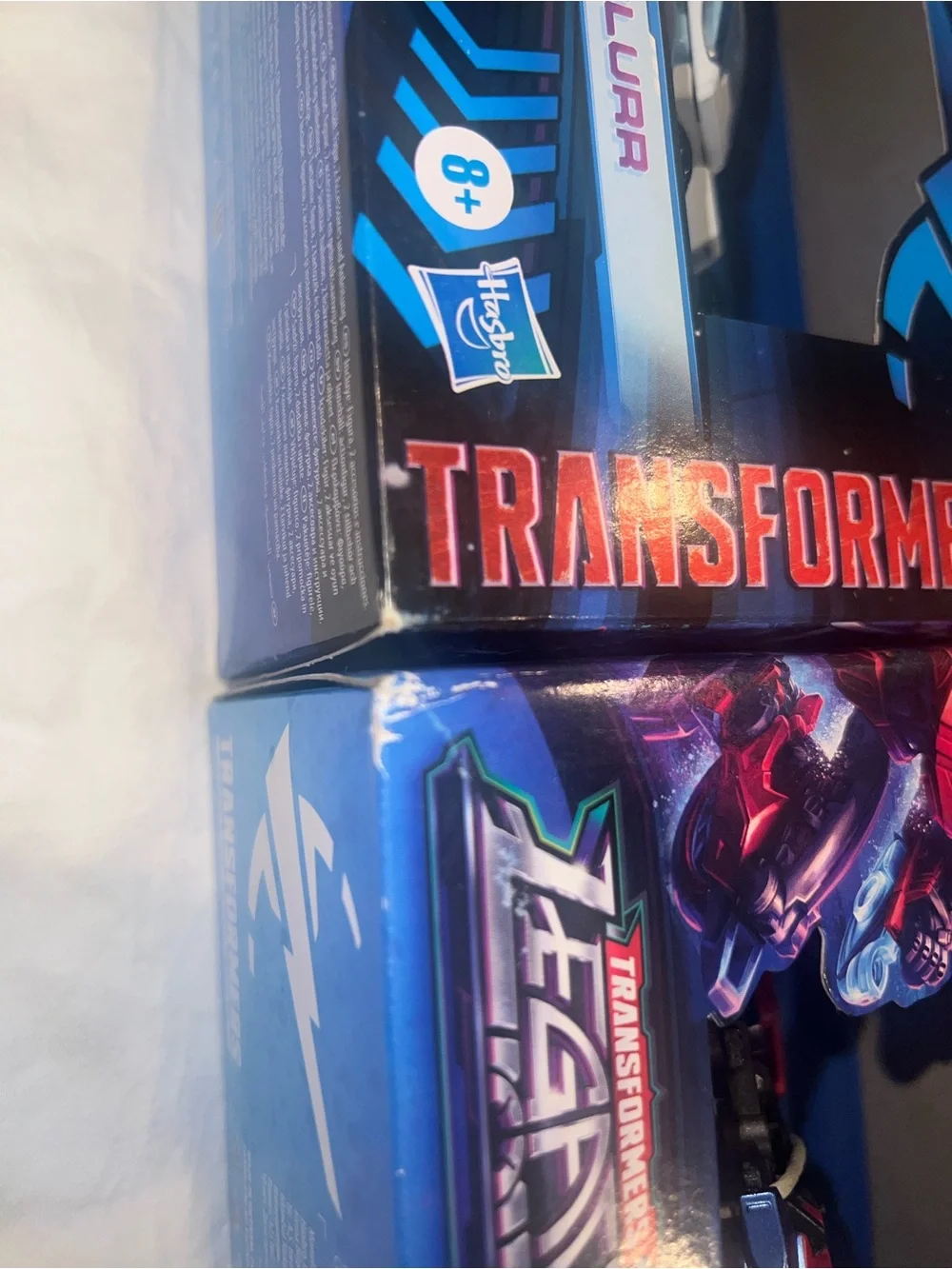 Takara Transformers Velocitron Speedia 500 Collection - White, Red, Black, Blue